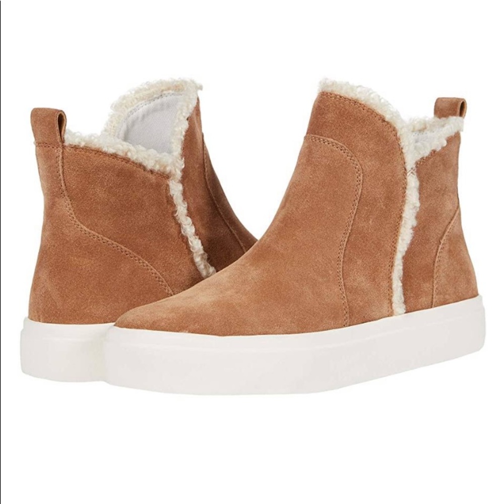 NWOT Sole Society Teagan Suede & Shearling shoes